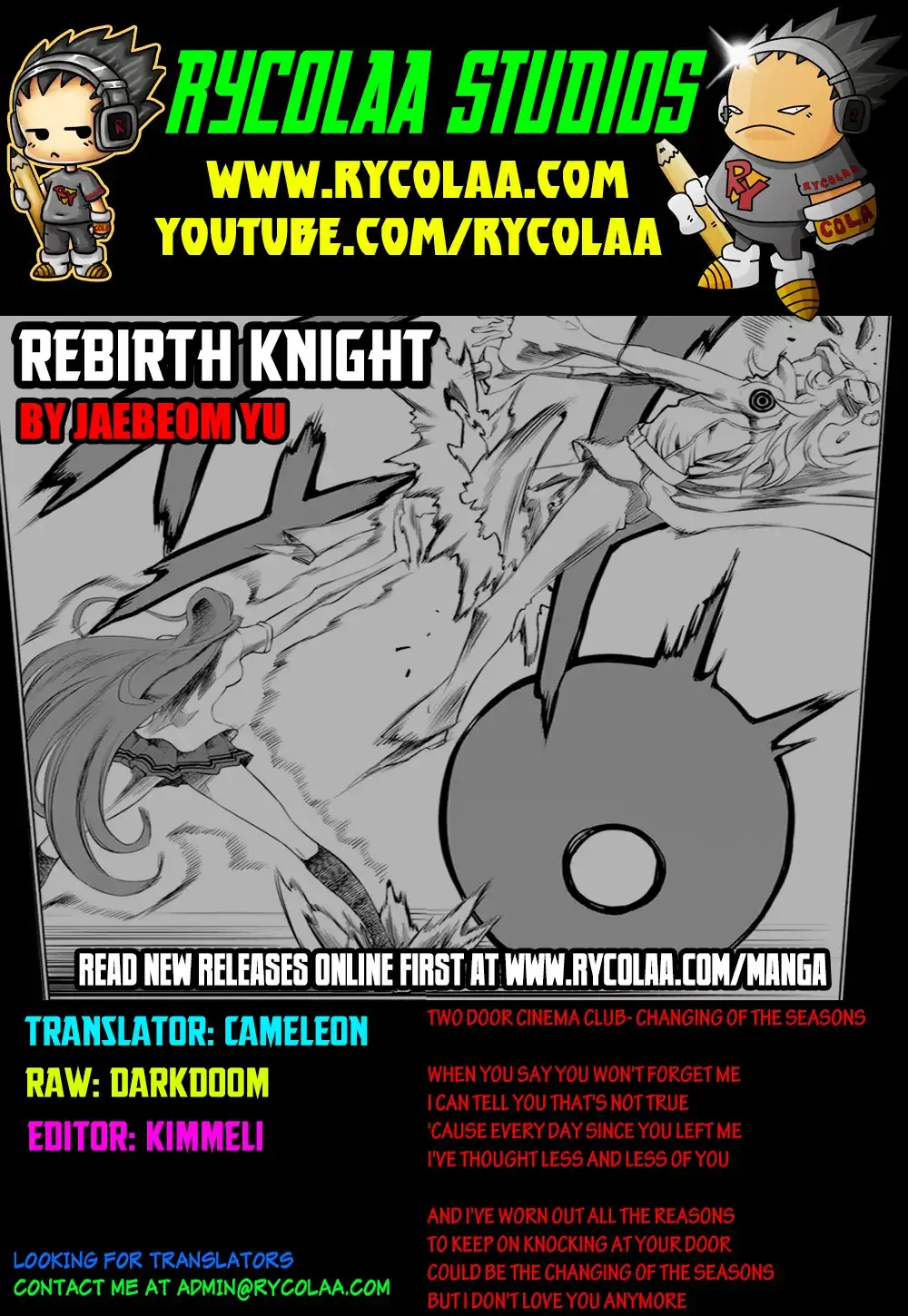 Rebirth Knight Chapter 5 1